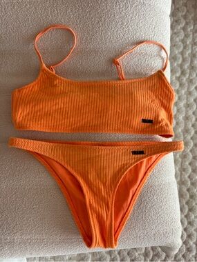 Orange triangl bikini